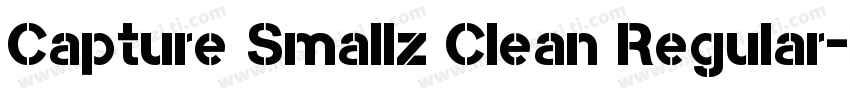 Capture Smallz Clean Regular字体转换